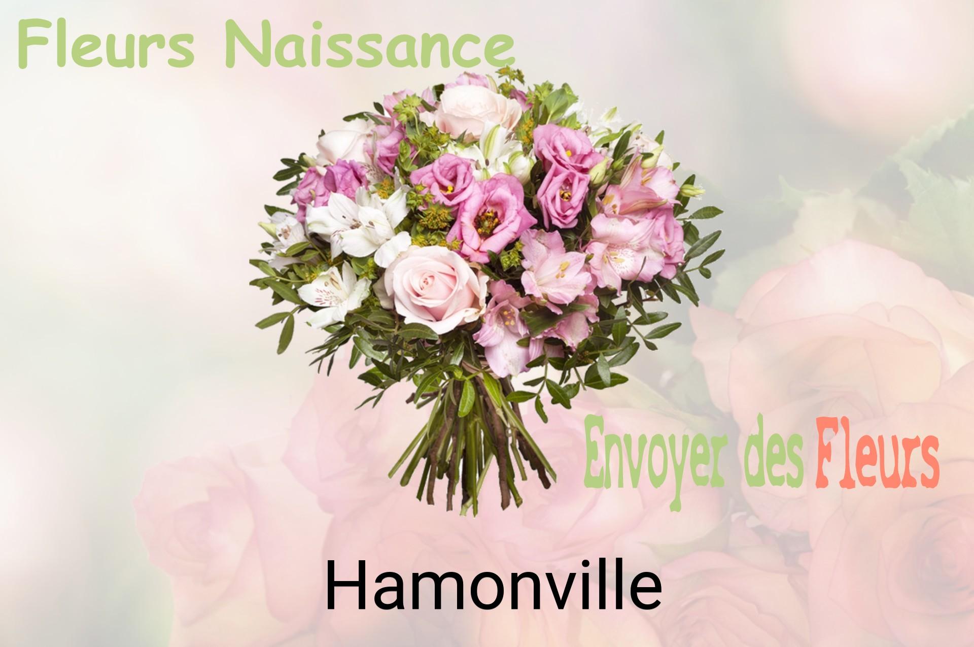 Bouquet de fleurs de naissance livré à Hamonville