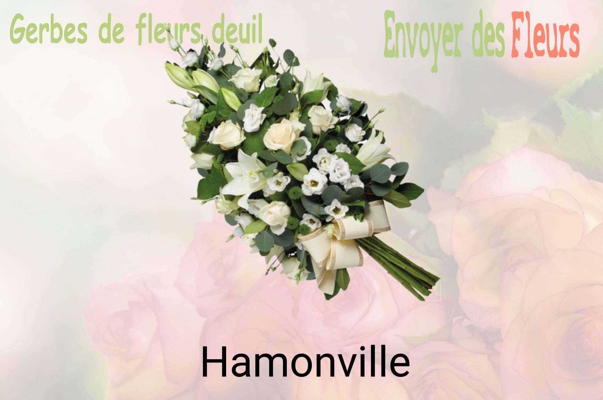 Gerbe de fleurs de deuil livrée à Hamonville